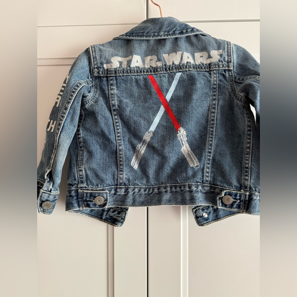 GAP Kids Star Wars Denim Jacket - Blue